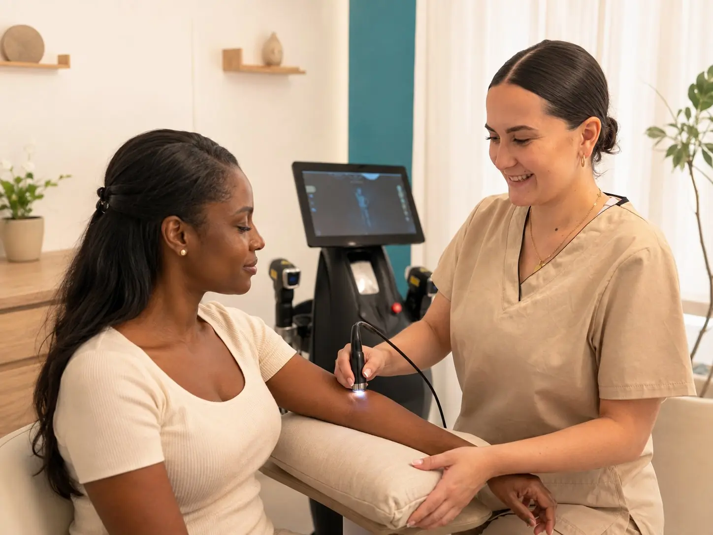 Diagnostic de peau personnalisé avant l’épilation laser à l’Institut Diaderm — analyse du phototype et de la pilosité